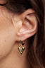 Amy Gold Heart Earrings