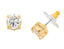 Ballet Gold Stud Earring