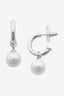 Fleur Silver Pearl Earring