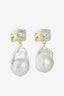 Sallie Gold Pearl Earrings