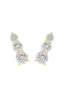 Luxe Audrey Climber Gold Earrings